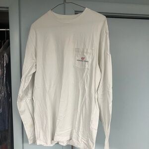 Vineyard Vines designer front pocketed long sleeve t shirt size adult small